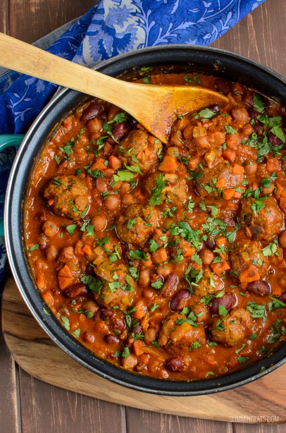 Lamb Meatball and Bean Curry Slimming EatsRecipes