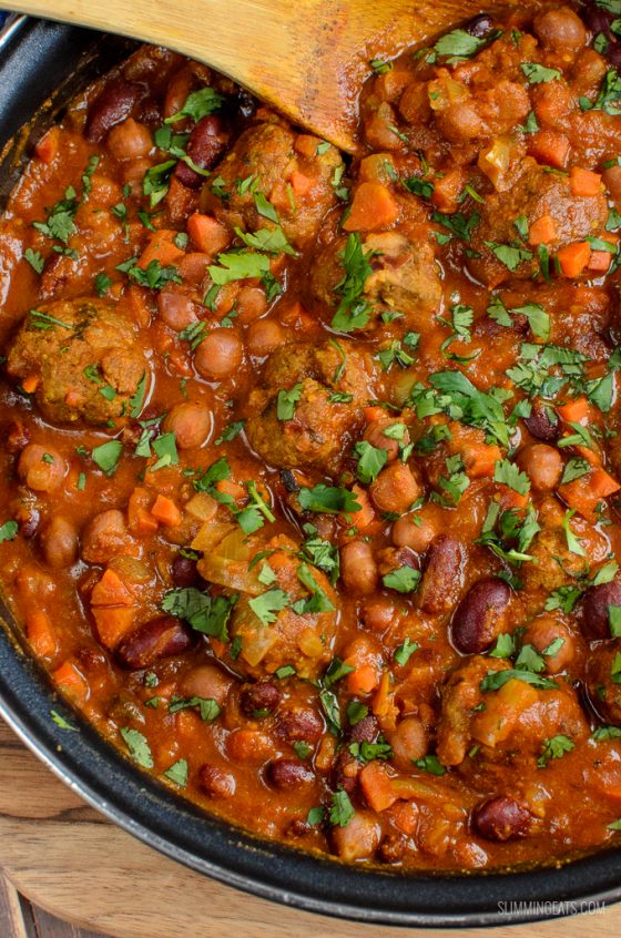 Lamb Meatball and Bean Curry Slimming EatsRecipes