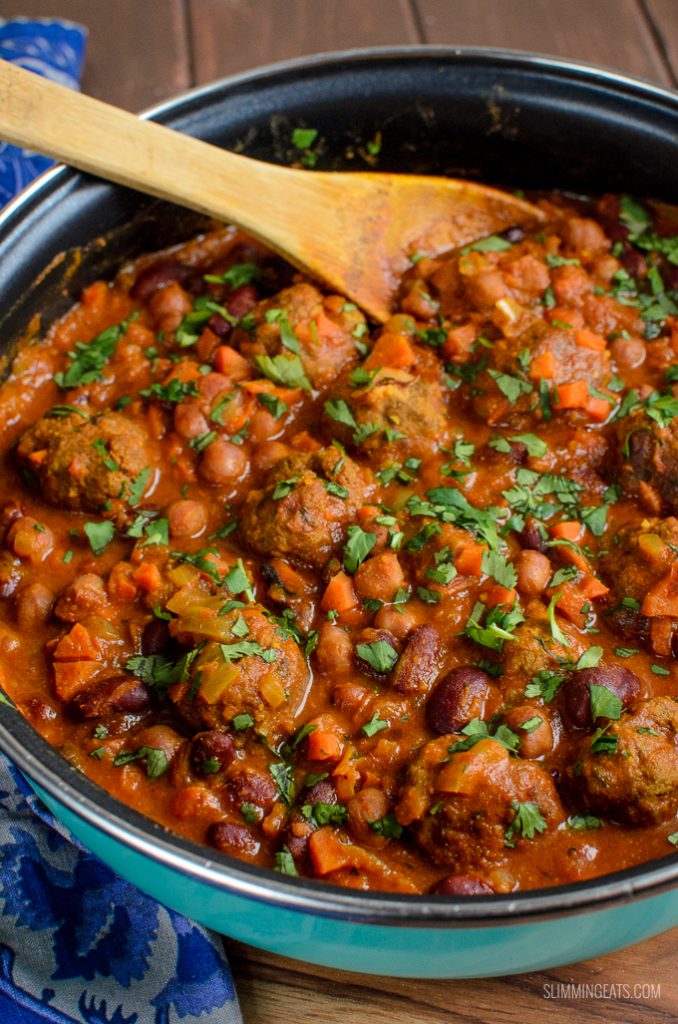Lamb Meatball and Bean Curry Slimming EatsRecipes