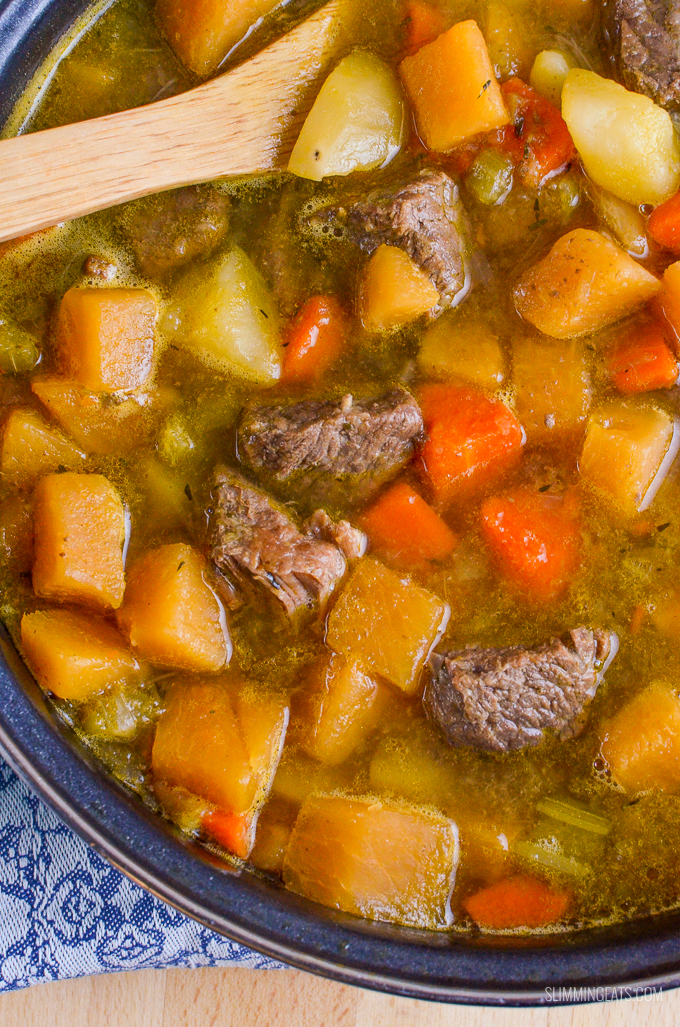 Slimming Eats Syn Free Irish Beef Stew - gluten free, dairy free, Instant Pot, Slimming World and Weight Watchers friendly