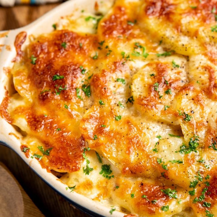 Cheesy Leek and Potato Bake