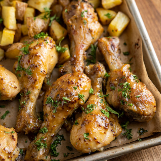 Honey and Mustard Chicken Tray Bake Slimming Eats Recipes