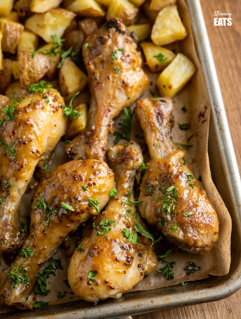 Honey and Mustard Chicken Tray Bake Slimming Eats Recipes