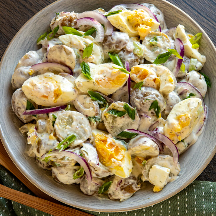 Lighter Creamy Potato Salad