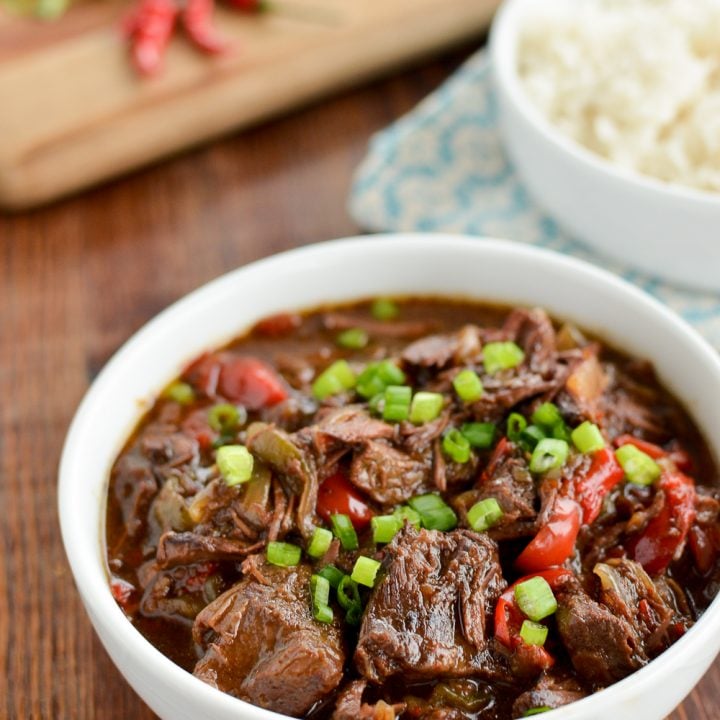 Slow Cooked Spicy Asian Beef