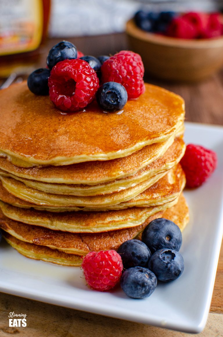 Healthy American Style Pancakes Slimming Eats Recipe