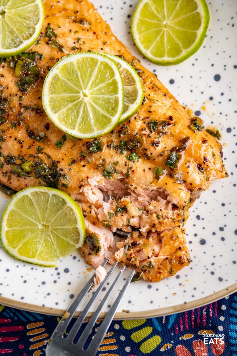 Honey Lime and Chilli Salmon Slimming Eats Recipes