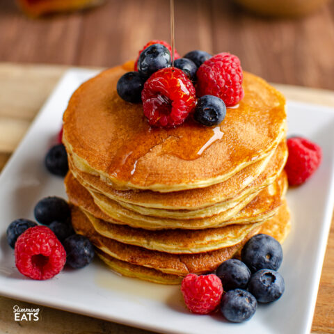 Healthy American Style Pancakes | Slimming Eats Recipe