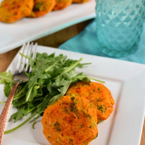 Sweet Potato, Broccoli and Cheddar Patties