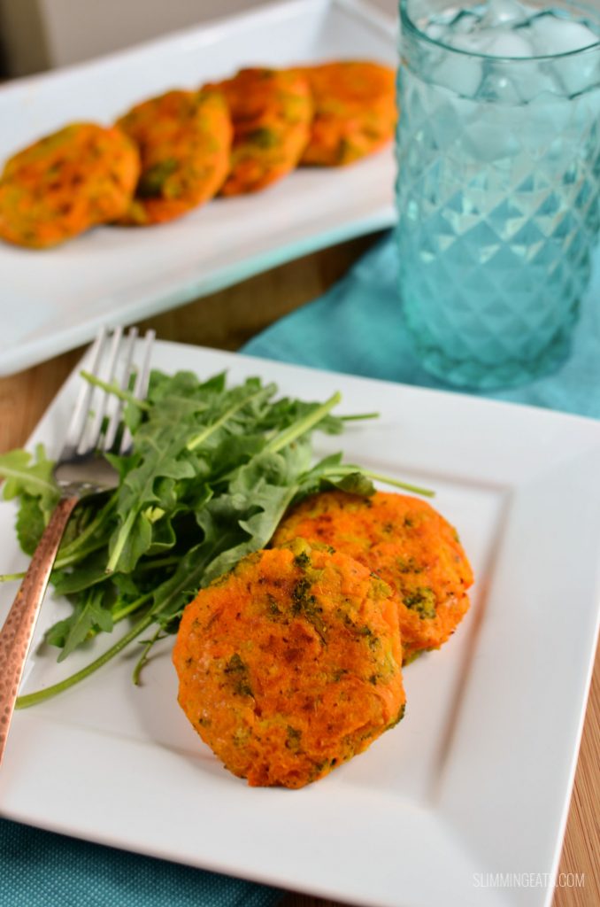 Sweet Potato Broccoli And Cheddar Patties Slimming Eats Recipes