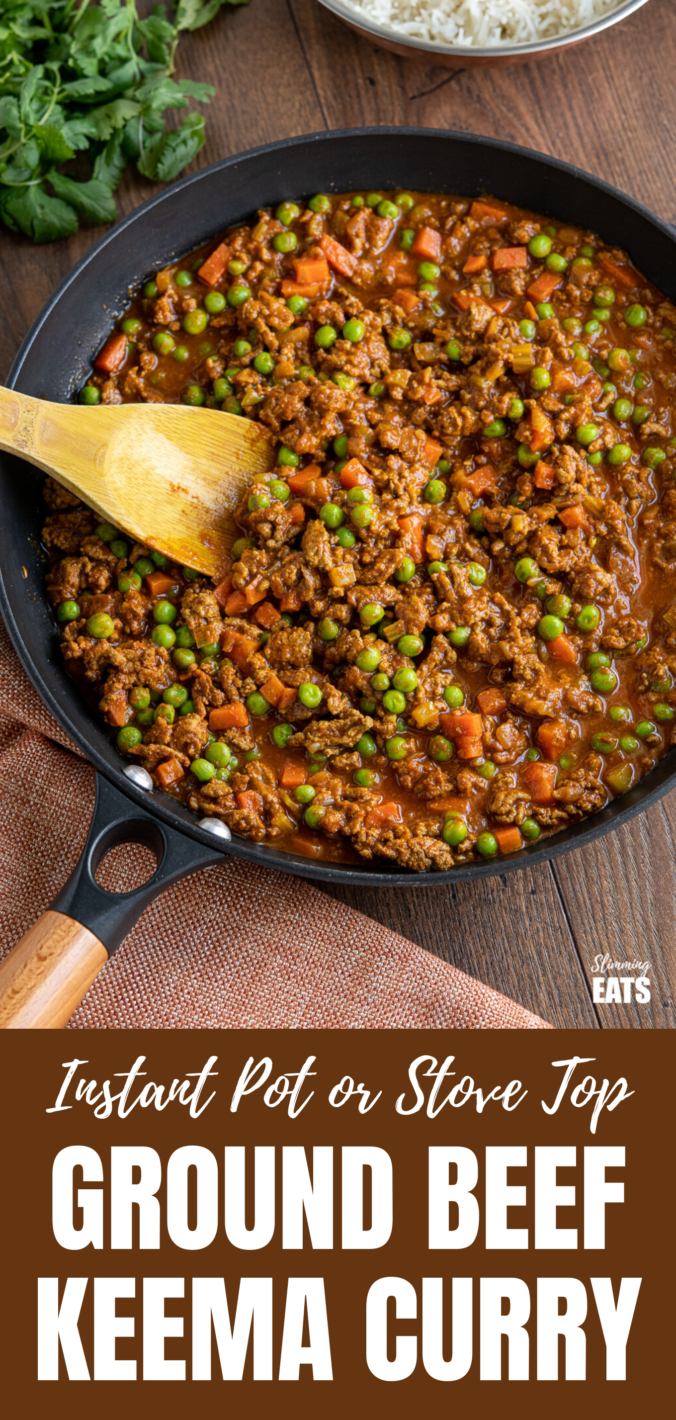 Easy Keema Curry featured pin image