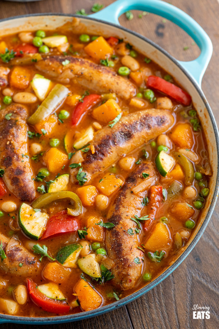 Hearty Sausage Casserole Slimming Eats Recipes