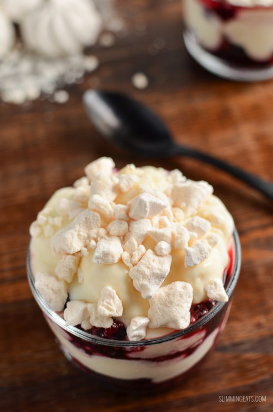 Mixed Berry Eton mess Slimming Eats