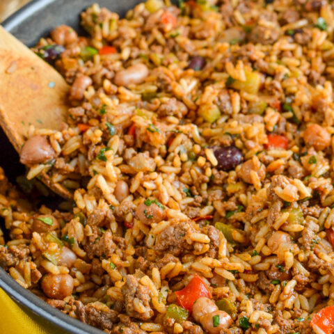 Spicy Beef, Beans and Rice | Slimming Eats
