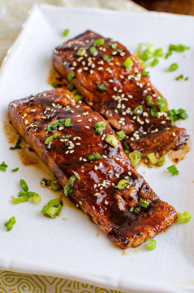 Love Salmon? This Teriyaki Salmon with Noodles is a simple delicious dish that the whole family will enjoy. Dairy Free, Slimming Eats and Weight Watchers friendly | www.slimmingeats.com Love Salmon? This Teriyaki Salmon with Noodles is a simple delicious dish that the whole family will enjoy. Dairy Free, Slimming Eats and Weight Watchers friendly | www.slimmingeats.com