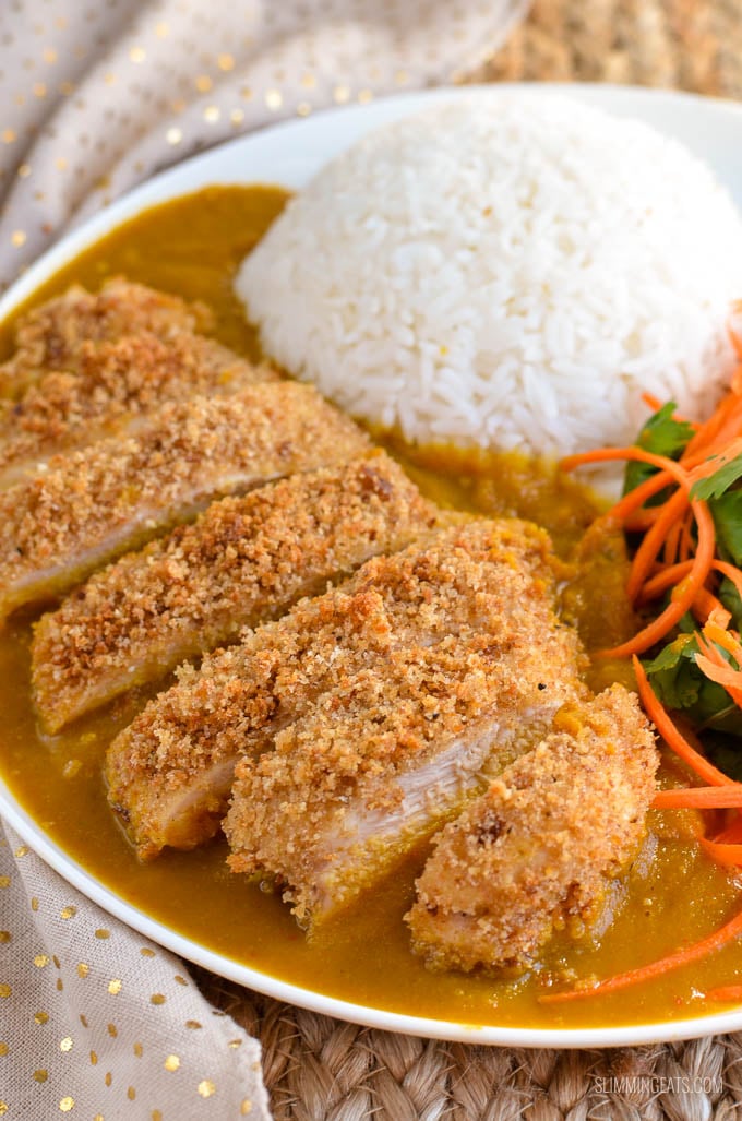 Slimming Eats Chicken Katsu Curry - gluten free, dairy free, Slimming Eats and Weight Watchers friendly - a delicious fakeaway dish