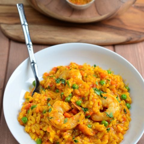 Spicy Prawn and Vegetable Risotto