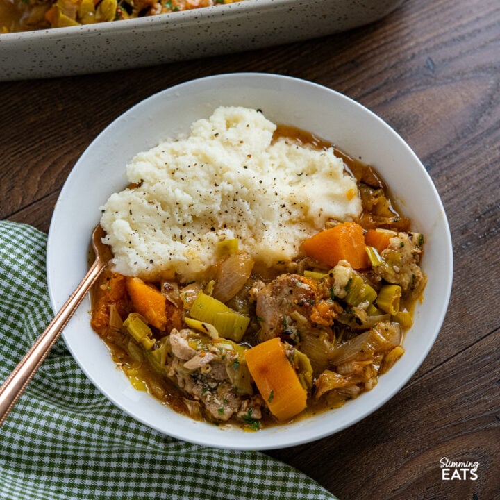 Chicken, Leek and Butternut Squash Bake