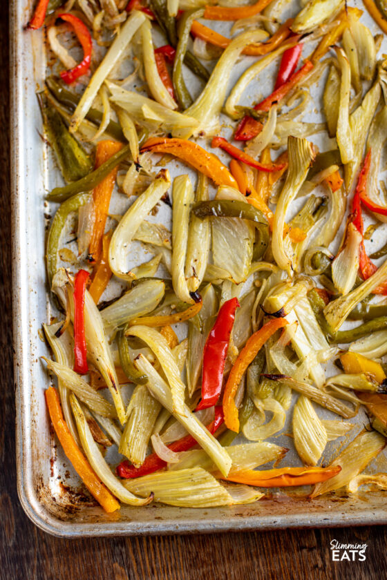 Roasted Fennel and Mixed Peppers Slimming Eats