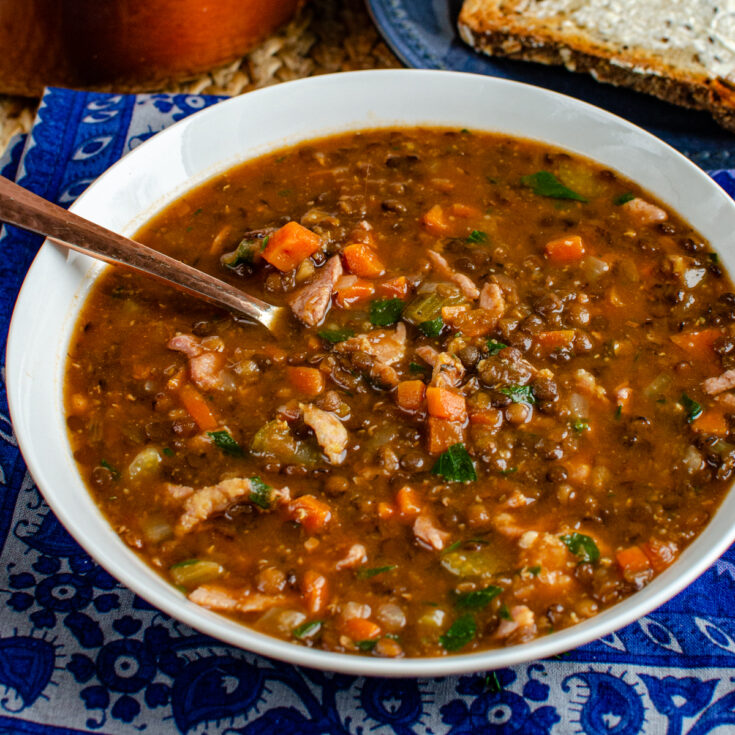 Bacon and Lentil Soup