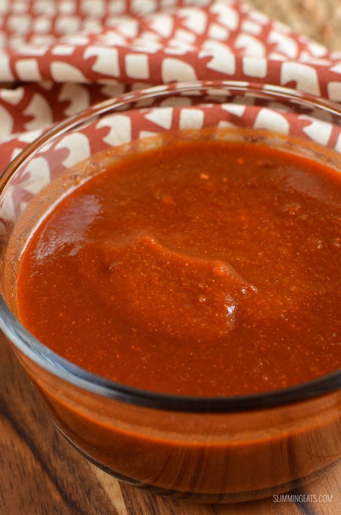Slimming Eats BBQ Barbecue Sauce - gluten free, dairy free, vegetarian, paleo, Whole30, Slimming Eats and Weight Watchers friendly Slimming Eats BBQ Barbecue Sauce - gluten free, dairy free, vegetarian, paleo, Whole30, Slimming Eats and Weight Watchers friendly