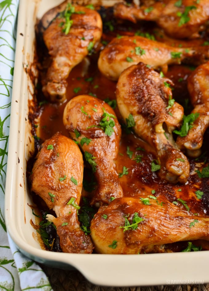 Slimming Eats Chicken Drumsticks in a Peanut Sauce - gluten free, dairy free, paleo, Whole30, Slimming Eats and Weight Watchers friendly