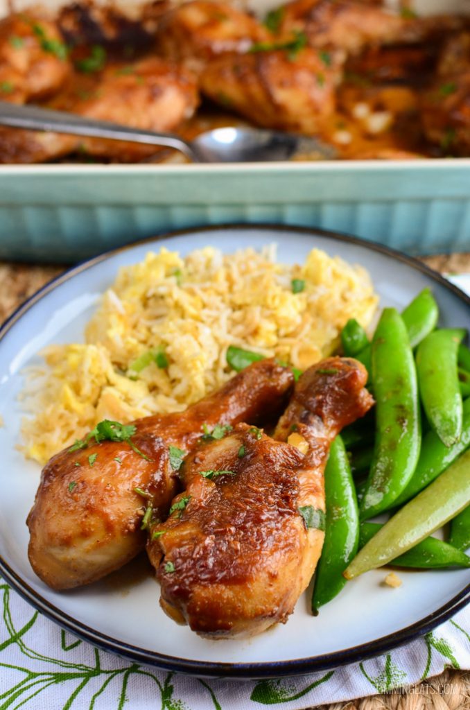 Chicken Drumsticks in a Peanut Sauce Slimming Eats
