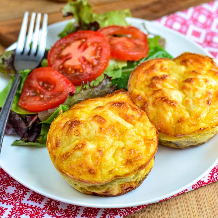 Crustless Tuna and Sweetcorn Mini Quiche