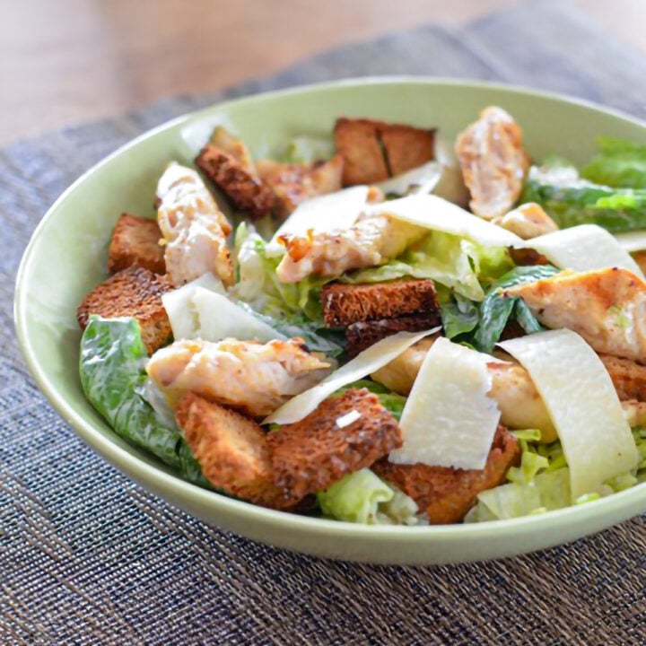 Easy Chicken Caesar Salad