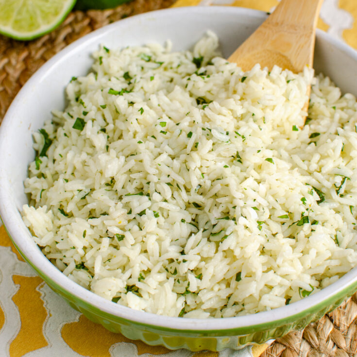 Lime and Coriander (Cilantro) Rice