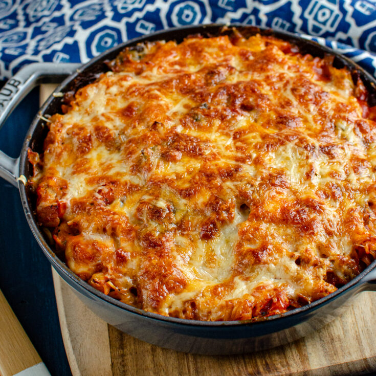 Salmon and Leek Pasta Bake