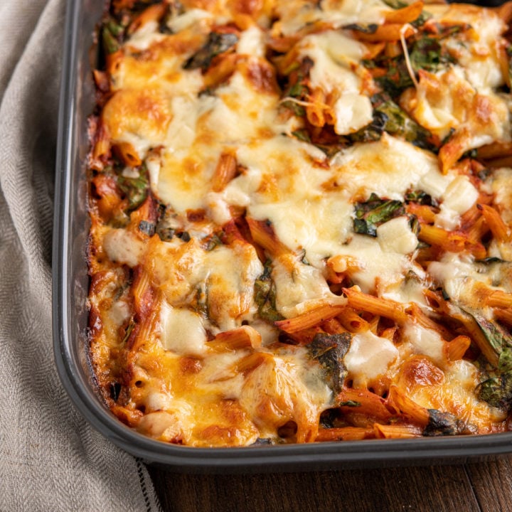 Easy Spinach Pasta Bake | Slimming Eats Recipes