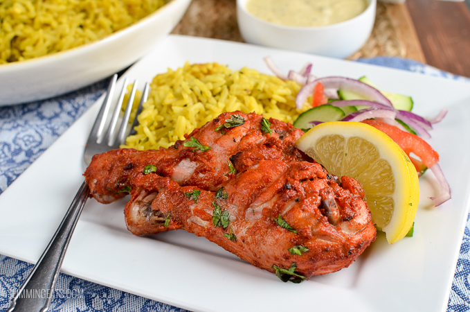 Slimming Eats Syn Free Tandoori Chicken - gluten free, Indian fakeaway, Slimming World and Weight Watchers friendly