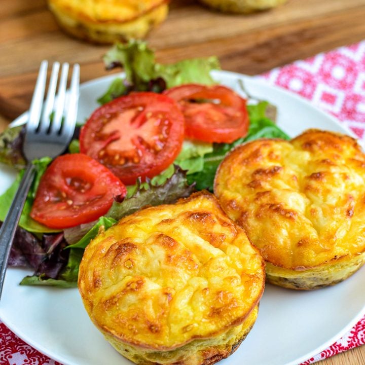 Crustless Tuna and Sweetcorn Mini Quiche