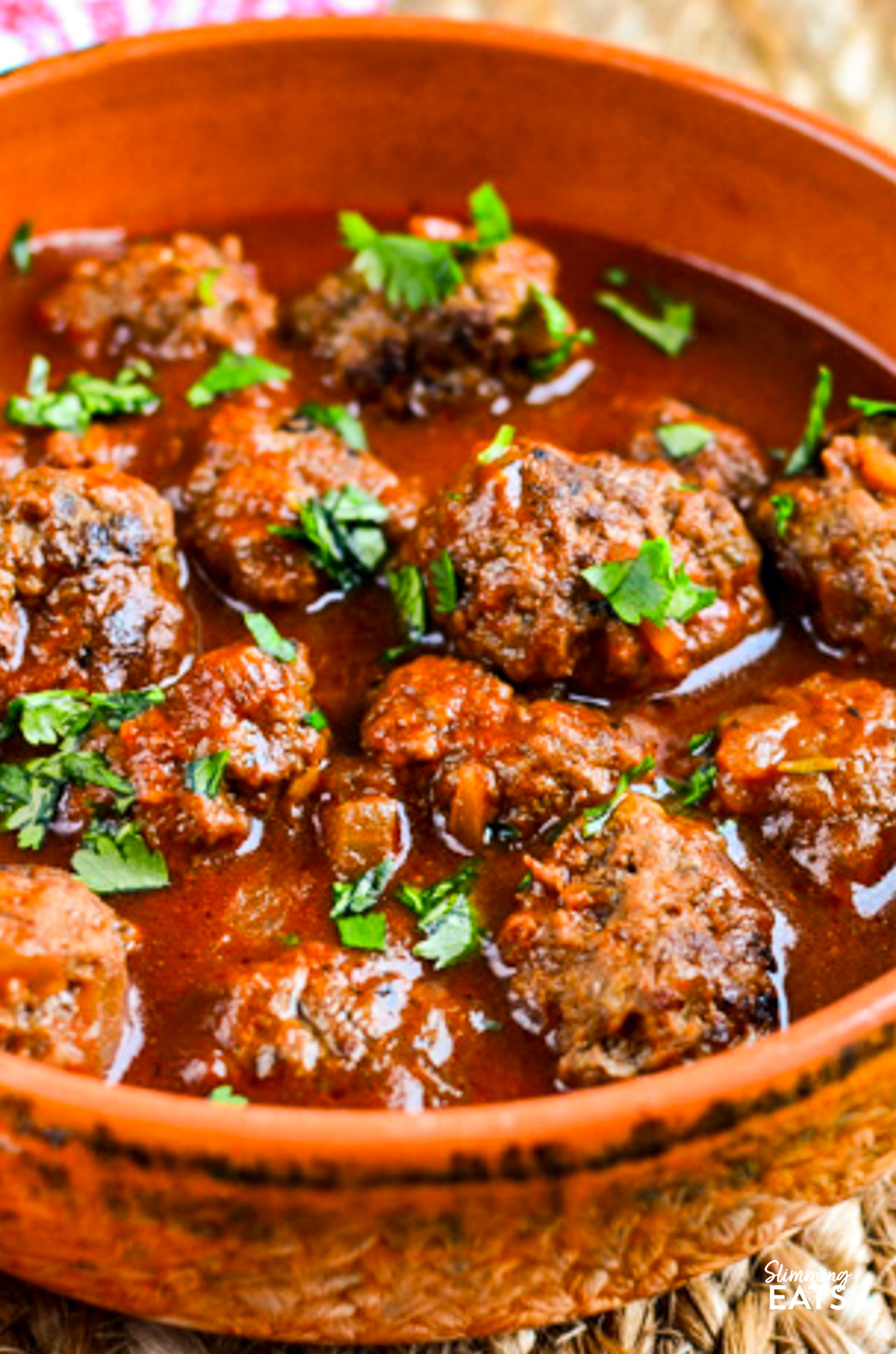 Meatballs in Tomato Maple Sauce Slimming Eats