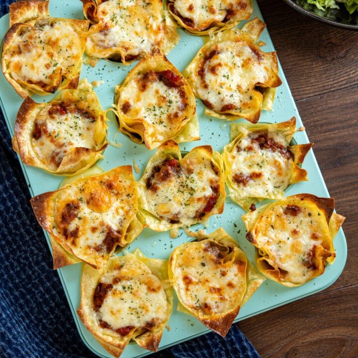 Mini Lasagne Cups