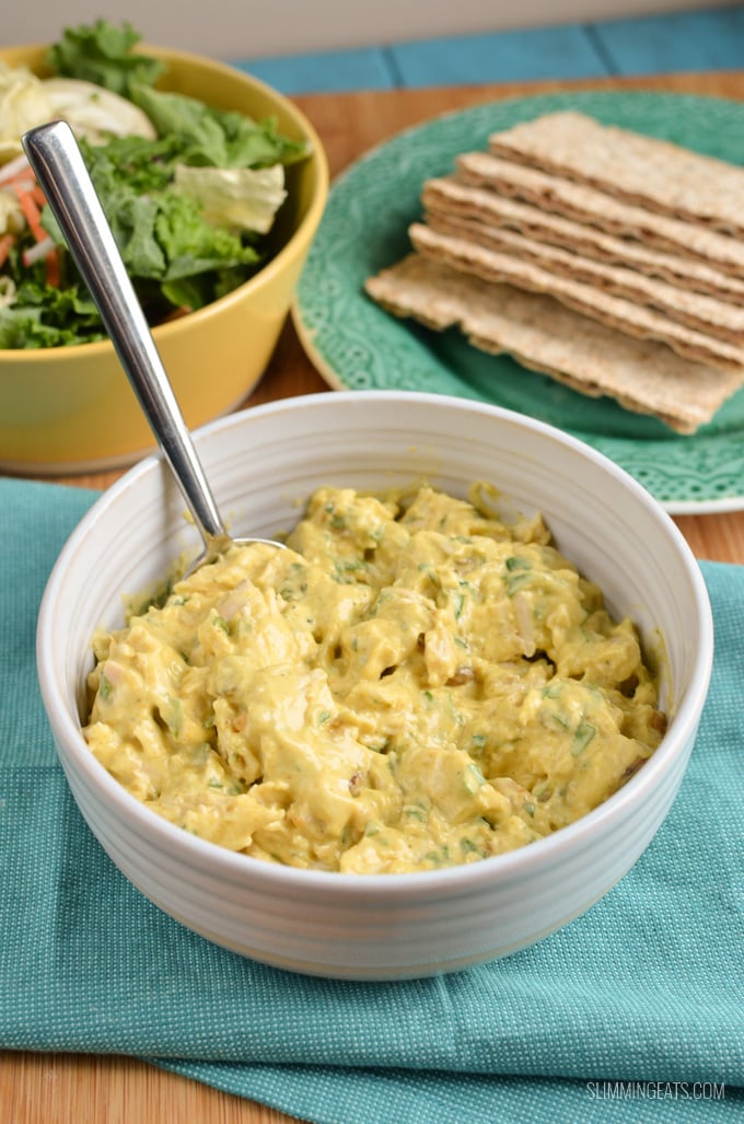 Slimming Eats Coronation Chicken - gluten free, Slimming Eats and Weight Watchers friendly