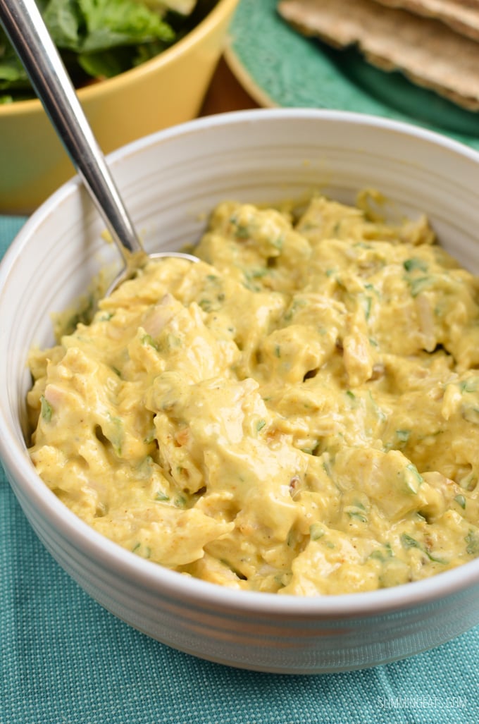 Slimming Eats Coronation Chicken - gluten free, Slimming Eats and Weight Watchers friendly