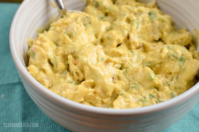 Slimming Eats Coronation Chicken - gluten free, Slimming Eats and Weight Watchers friendly