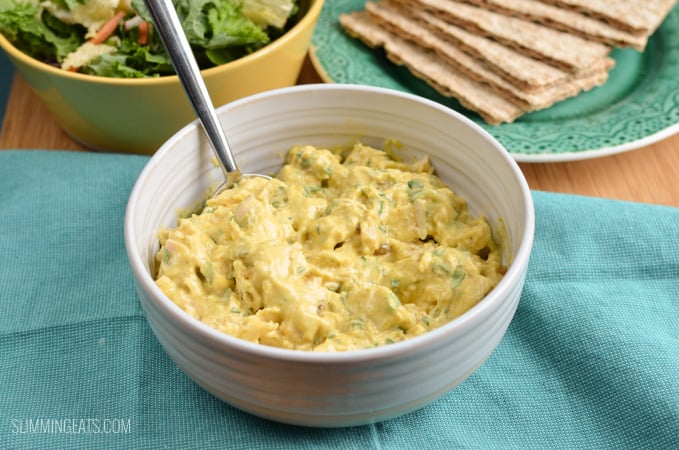 Slimming Eats Coronation Chicken - gluten free, Slimming Eats and Weight Watchers friendly