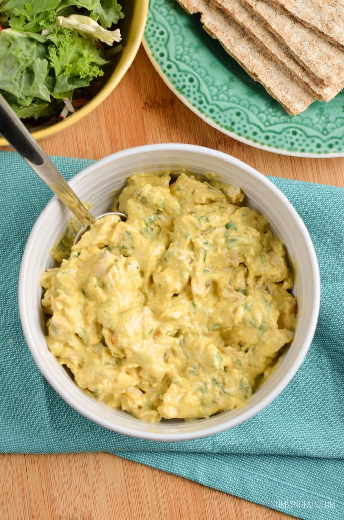 Slimming Eats Coronation Chicken - gluten free, Slimming Eats and Weight Watchers friendly