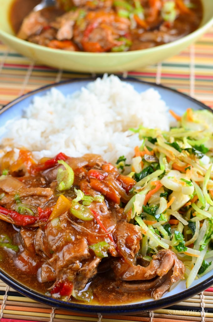 Slimming Eats Slow Cooked Chinese Style Pork Tenderloin - gluten free, dairy free Slimming Eats Slow Cooked Chinese Style Pork Tenderloin - gluten free, dairy free
