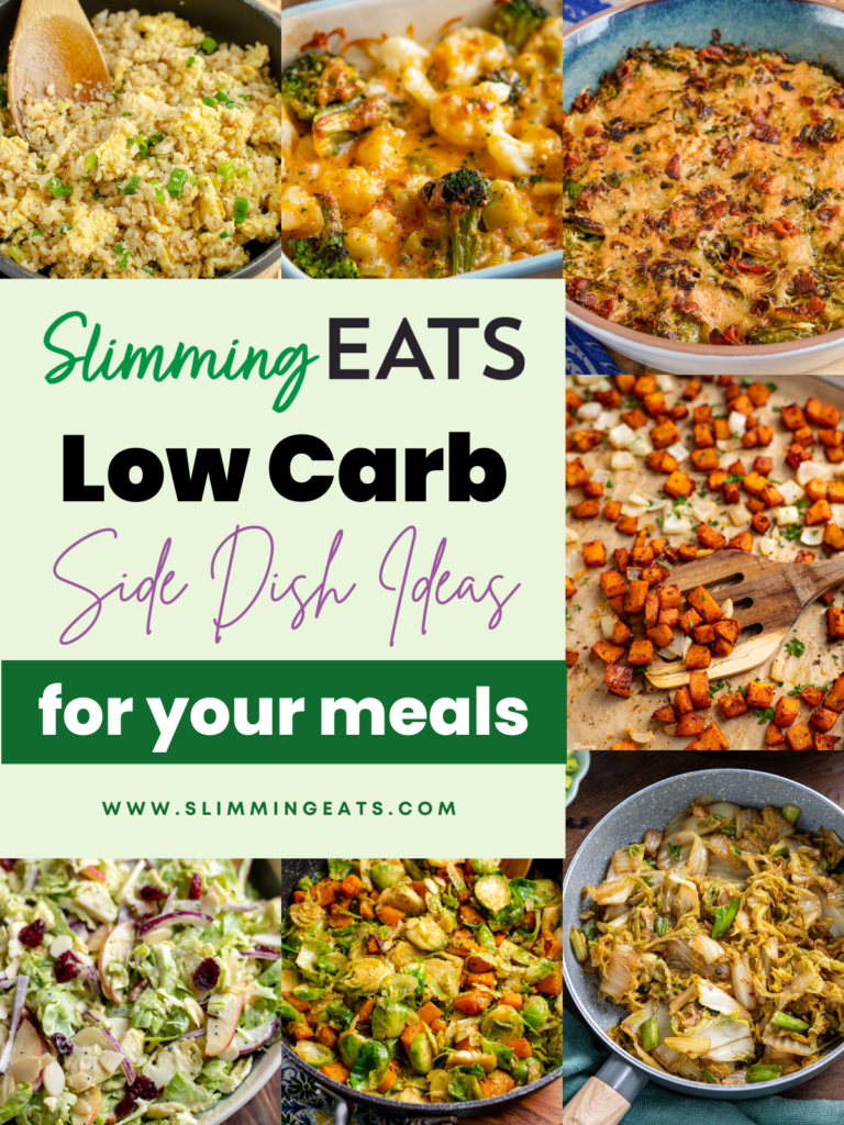Delicious Low Carb Side Ideas for your meals | Slimming Eats