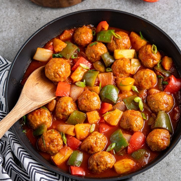 Sweet and Sour Chicken Meatballs