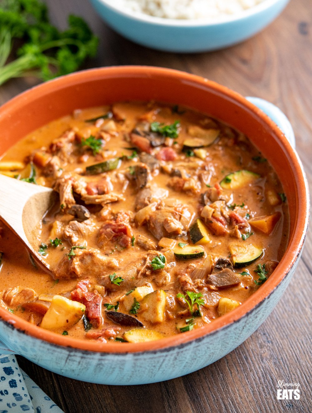 Slow Cooker Creamy Tomato and Turkey Casserole Slimming Eats