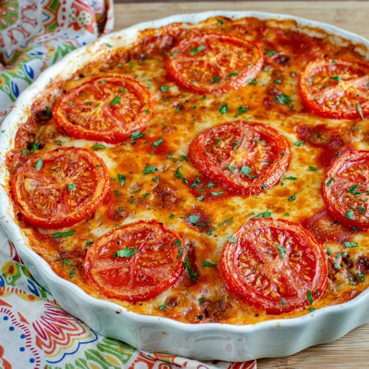Cheesy Spaghetti Squash Bake