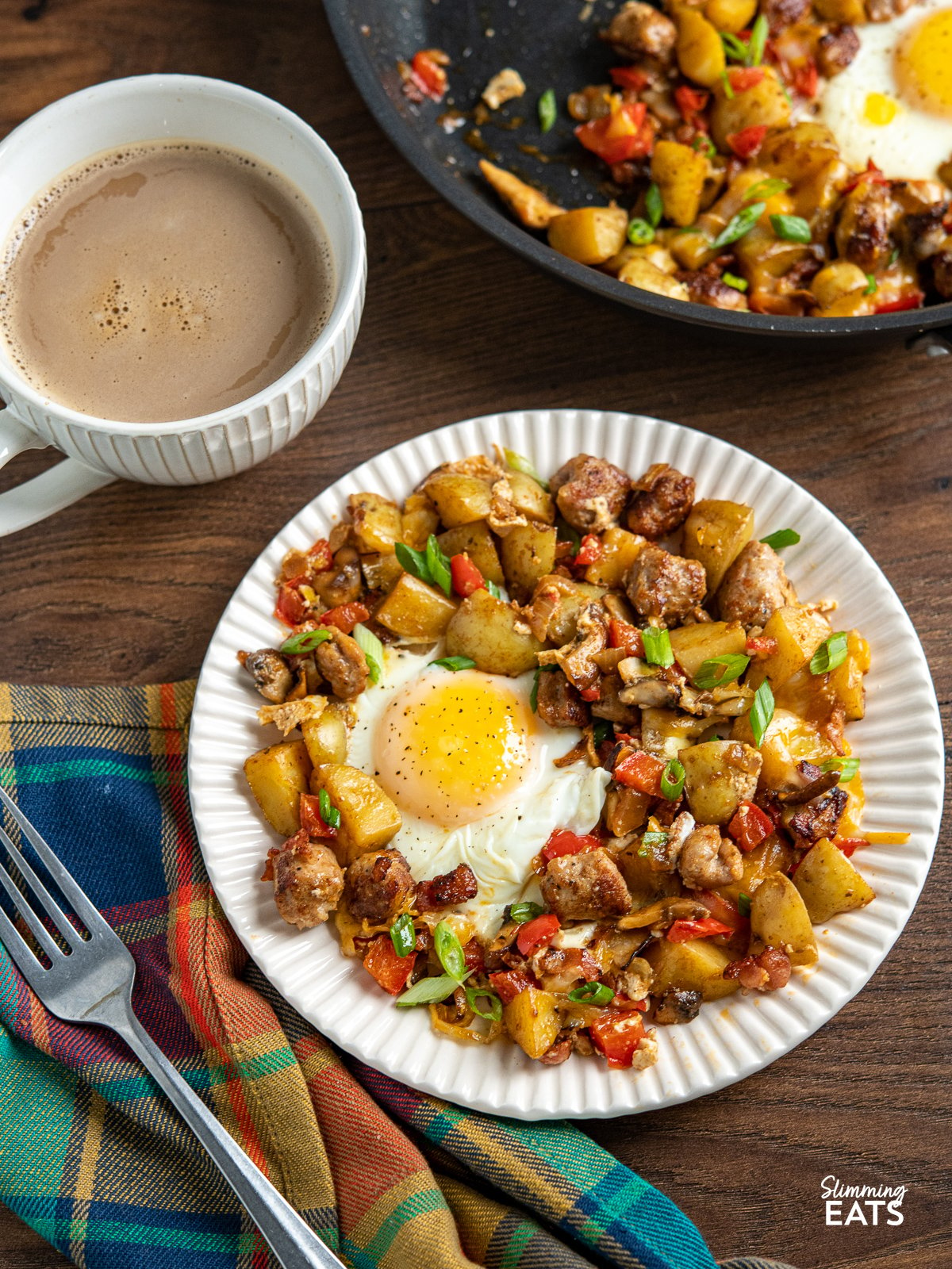 Sausage Potato Breakfast Skillet with Peppers