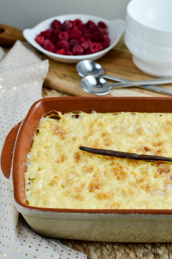 Baked White Chocolate Rice Pudding Slimming World Recipes