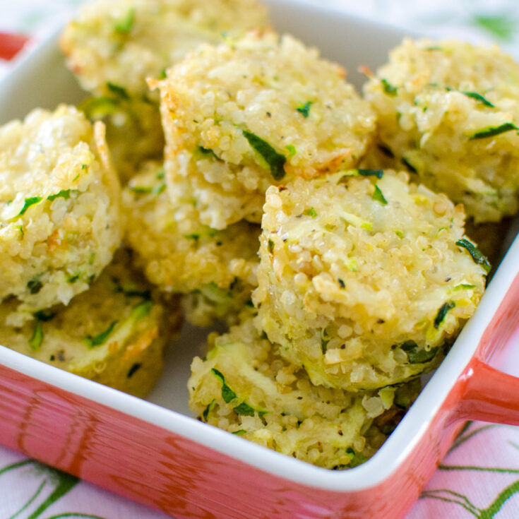 Zucchini Parmesan Quinoa Bites