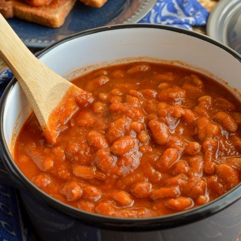 No Added Sugar Baked Beans | Slimming Eats
